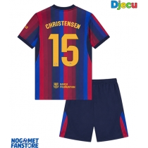 Barcelona Andreas Christensen #15 Domaci Dres za djecu 2026-27 Kratak Rukav (+ Kratke hlače)